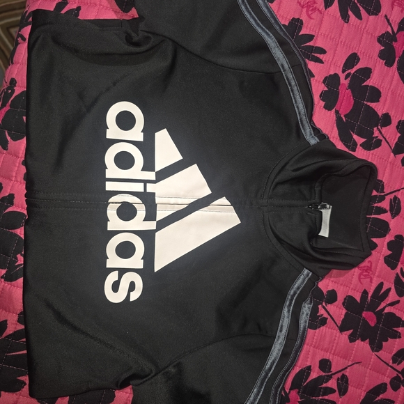 adidas Other - Adidas Kids Black and White Jacket Size 5